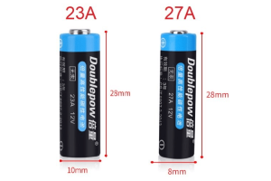 27a batteri vs 23a batteri: olika storlekar, samma energi