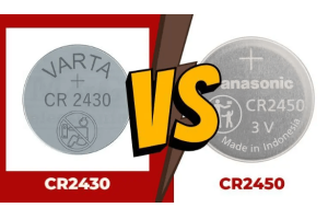 CR2430 vs CR2450 Batteri: Storlek, batteriegenskaper, applikationer