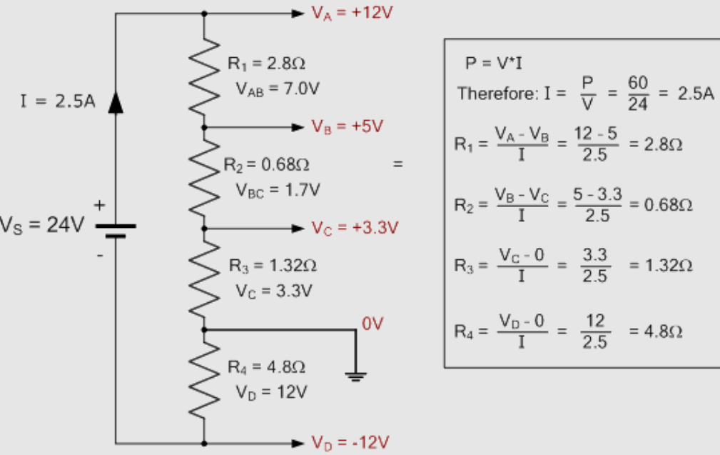 Resistive Current Divider