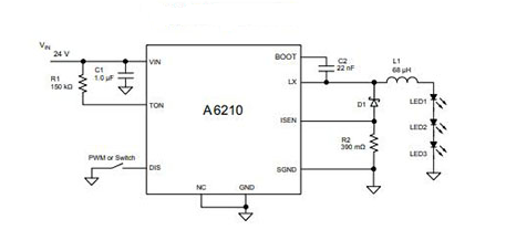 A6210 Typical Application Circuit