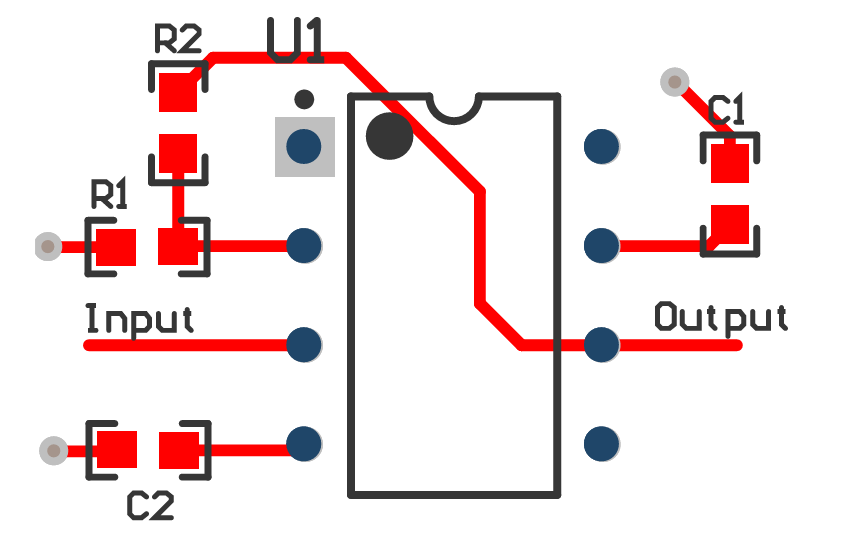  LM741 Layout